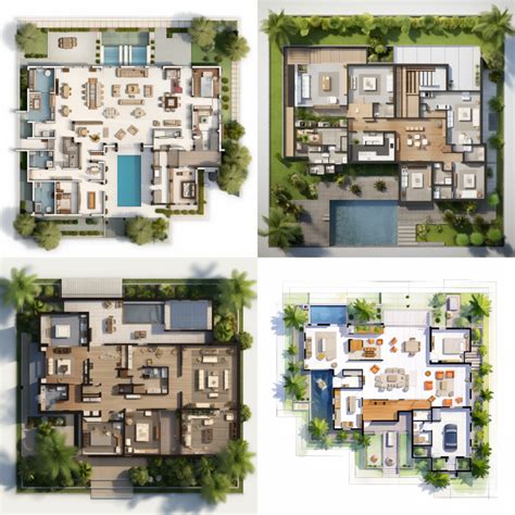 別墅設計平面圖|Floor Plan